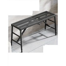 다기능 도배 발판 사다리 시스템 높이 조절 터피 목공, 메쉬 블랙 킹콩 180x30 강화 버전(내하력 강화)