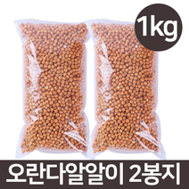 [동명마켓]에코푸드 오란다알알이 1kg 2봉지/오란다재료/퍼핑콩/수제오란다/명절선물/전통과자/강정용/수제강정, 1kg x 2봉지