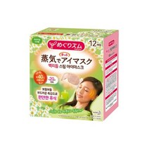 멕리듬 스팀 아이마스크 캐모마일 진저향, 5개, 12개입