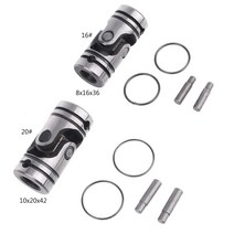샤프트 커플링 기어 커플링 직경 16mm20mm 유니버설 커플 링 커플 링 모터 커넥터 diy 스티어링 스틸 유니버설 조인트, 10mm