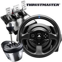 트러스트마스터 T300RS 레이싱휠 T-LCM 로드셀 3페달 TH8A 쉬프터 레이싱 풀세트 (한국공식수입)
