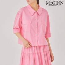 투포켓 셔츠카라 블라우스_MI3M1BL5080