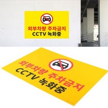 대형 포맥스표지판 주차금지표지판 CCTV스티커