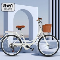 클래식 자전거 출퇴근용 학생 경량 레트로 남녀 남자 출퇴근자전거, 6단, 26인치, 옵션22