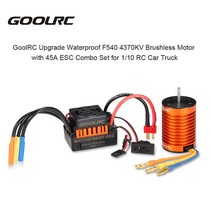 GoolRC 모터 3650 F540 3500KV 브러시리스 45A 60A ESC RC 자동차 1:10 부품, 01 F540 4370KV  45A ESC
