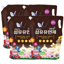 [컨센서스] 3배농축유연제 2.05L 스위트플로럴(리필) x4개, 상세 설명 참조