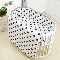 아기원목침대 다기능 신생아 인테리어 북유럽 소품, D