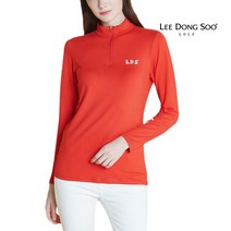 럭스골프 여성 하프넥 반집업 약기모 골프티셔츠 LD20TSFWTS03