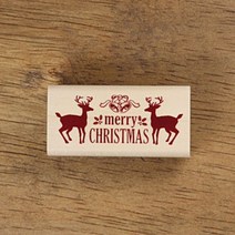 크리스마스Merry Christmas - 루돌프 (6X3), 잉크 색상
