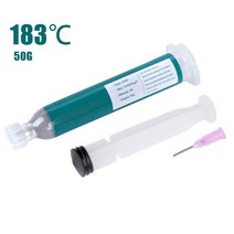 183 Degree Medium Temperature Leaded Solder Paste Flux Soldering Tin Cream Repair Welding Supplies 5, [01] 50G