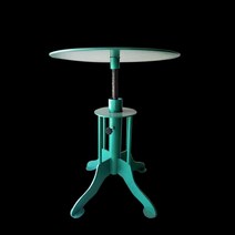 분재 테이블 화분 작업대 턴테이블 꽃집 회전판 원예, 대형 블랙 50cm 삼각스탠드(높이조절가능)