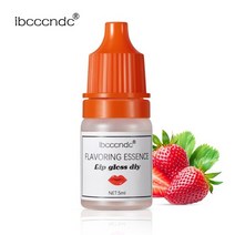 ibcccndc 5ml 천연 맛 에센스 메이크업 수제 화장품 립글로스 diy 입술 립밤, 딸기