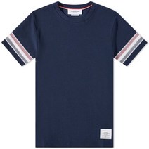 톰브라운 THOM BROWNE 23 RWB 트리밍 텍스처 코튼 반팔티 MJS204A J0046 415 239559