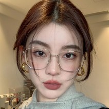 유선 여성 금테 솔리드 욕사문패류 큰틀 네모난틀 메탈 얼굴형에맞는안경