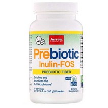 Jarrow Formulas 자로우 포뮬러스 이눌린 프리바이오틱스 프락토올리고당 식이섬유 파우더 180g