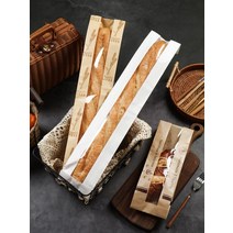 계란바구니 바게트 가방 크래프트 종이 실용적인 빵 플로드지 선물봉투 쇼핑몰지 비닐포장 예쁜, brown short