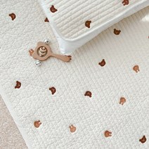 돗투돗x마롤로뜨 아기 이불 누빔 패드 유아 요, 누빔패드이불_바니베어 / 이케아(60x120cm), 바니베어, 1개