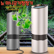 [머레이] 굿이어 차량용 공기청정기 / 3중활성탄필터 / LED백라이트, 로즈골드