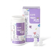 듀오락 데일리키즈 유산균 60정 1개 정품, 60정 x 1개