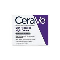 CeraVe 스킨 리뉴잉 나이트 크림 세라마이드 펩타이드 .7온스 박스 새 제품