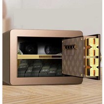 휴대용금고 가정용 현금 저금토 스마트 소형 금고 책, 25cm 스마트 블랙