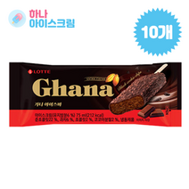롯데제과 가나아이스바 10개 아이스크림, 75ml