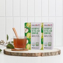 아이클키즈 건강 유아 키즈 어린이 유기농 사과양배추즙 배도라지즙 과채주스 80mlx10포 1박스, 아이클키즈 유기농 사과 양배추즙 10포 1박스