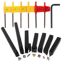 선반 밀링 바이트 81216mm 생크 터닝 도구 홀더 보링 바 도구 커터 금속 터닝로드 산업용 카바이드 인서트, 16mm
