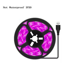 식물조명 식물성장등 led식물등 식물등 USB 5V LED 성장 조명 전체 스펙트럼 성장 램프 방수 UV Phytolamp, 02 Not Waterproof_02 1M