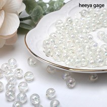 히야가게 오로라 비즈 4 6 8 14mm, 8mm(100개)