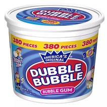 MLB 풍선껌 더블버블 풍선껌 380개 Dubble Bubble Tub 380Count