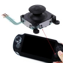 게임스틱 레이싱휠 PC게임패드 게임컨롤러 오리지널 PSV2000 수리 부품 3D 로커 작동 막대 검은 상어 게임 핸들 왼쪽 및 오른쪽 교체, [03] 대체 수수료