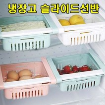 sk커머스 냉장고슬라이드선반 다용도수납함 위생관리 간편사용 공간활용 야채 과일 소스류 계란 장류 유제품류 냉장고정리, 1세트, 핑크1개+아이보리2개