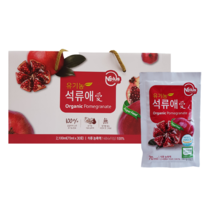 코스트코 100% 유기농 석류즙 70ml x 30포 석류 농축액, 엔플러스 유기농 석류애 70ml x 30포
