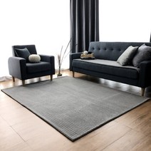 사계절 먼지없는 물세탁 미끄럼방지 사각러그 두평, 베이지 200×270cm(두평)