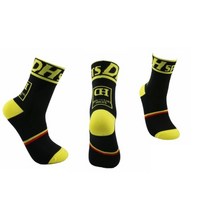 자전거 부품 용품 전기자전거dh-01 사이클링 양말 압축 미끄럼 방지 경주 남성과 여성을위한 통기성 스포츠 양말 실행 dh 스포츠, 나39-45, 검은 색