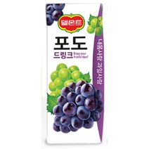칠성 탕비실 손님대접 가족간식 델몬트 드링크 포도 주스 과즙음료 과일주스 생과일 190ML 48개, 26세트