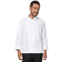 Chef Works 서스테너블 하트포드 셰프 코트 화이트 M, X-Small, White