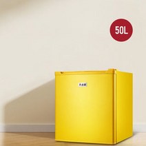 복고풍 소형 냉장고 가정용 에너지 절약 냉장고 기숙사 냉장고 50L/98L/118L/132L/156L, 옐로우, 50L