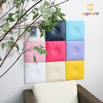 아가드 사각 벽매트 1입 유아매트 놀이방매트, 하늘 Sky Blue