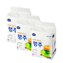 크린랩 여러번 빨아쓰는 행주 (28cm x 30cm 20매), 3개, 20매