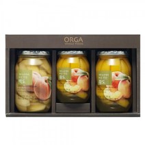 ORGA 올가 복숭아 병조림 선물세트 (1200g)