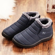 여성 부츠 눈 따뜻한 플랫폼 신발 펑크 발목 방수 플러시 Botas Mujer 겨울, 07 196 blue_04 38
