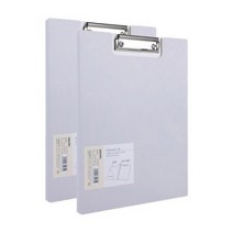델리 커버 클립보드 레포트 화일 A4 72500, 그레이, 6개