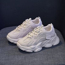 여성운동화 패션 운동화 여성러닝화 화이트스니커즈 워킹화 어글리슈즈 굽높이5cm