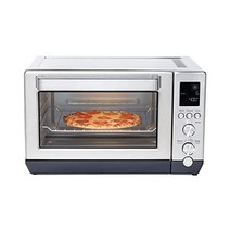 GE 컨벡션 토스터 오븐 - 칼로드 가열 기술 7가지 요리 모드 및 액세서리 포함 대용량 조리대 주방 필수품 1500와트 스테인리스 스틸, Calrod 가열