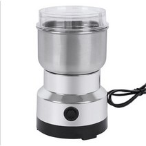 곡물분쇄기 제분기 가정용 미니 전기 그라인더 300ml 초미세 베이비 푸드 분쇄기 커피 향신료 후추 곡물, 01 2 blades_02 US Plug