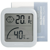 마더케이 디지털 온습도계, 스카이블루 색상, 5개