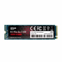 실리콘파워 P34 A80 NVMe M.2 SSD (1TB), 1개, 0GB, 선택하세요
