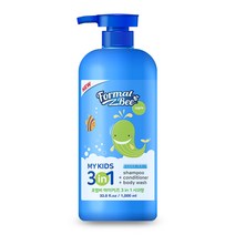 포멀비 키즈 3in1 유아 올인원 샴푸+컨디셔너+바디워시 대용량 사과향, 1L, 1개